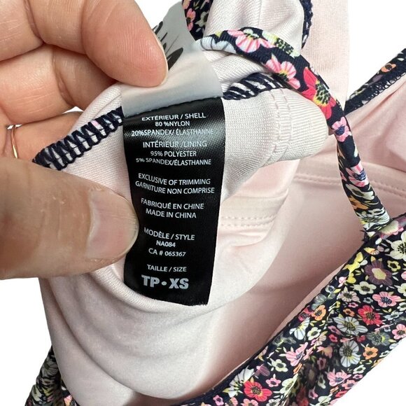 NWT Nana the Brand Anne V-neck floral one-piece Size XS - Picture 4 of 5